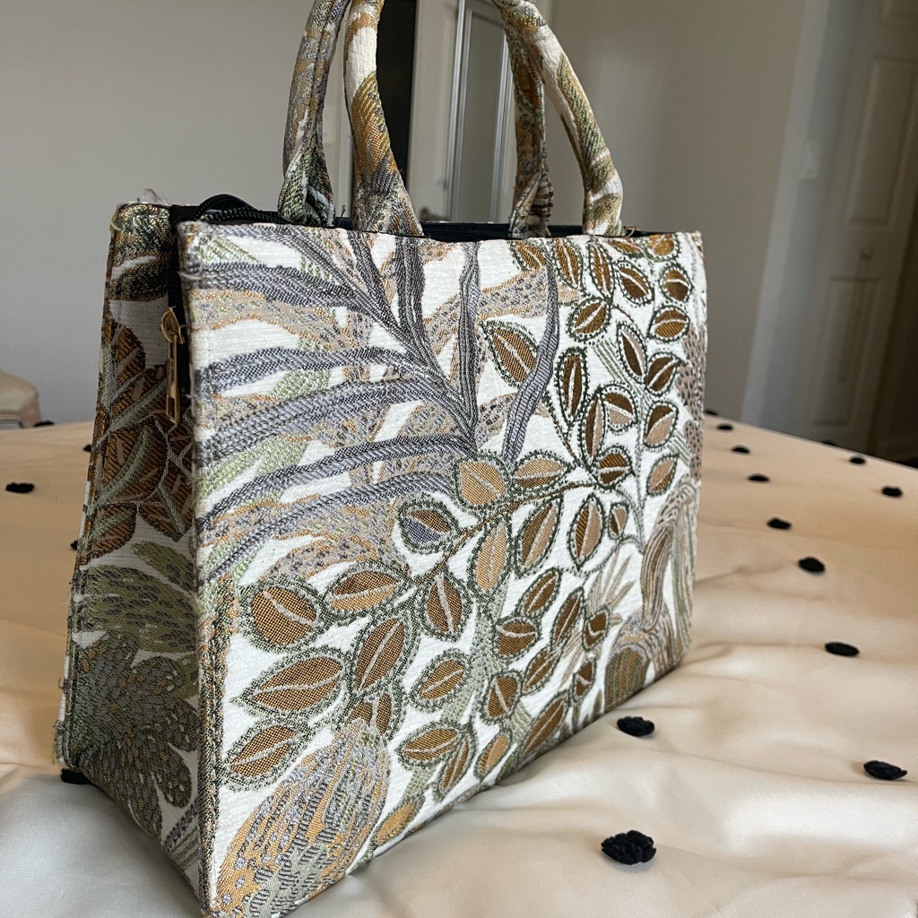 Patterned Tote Bag